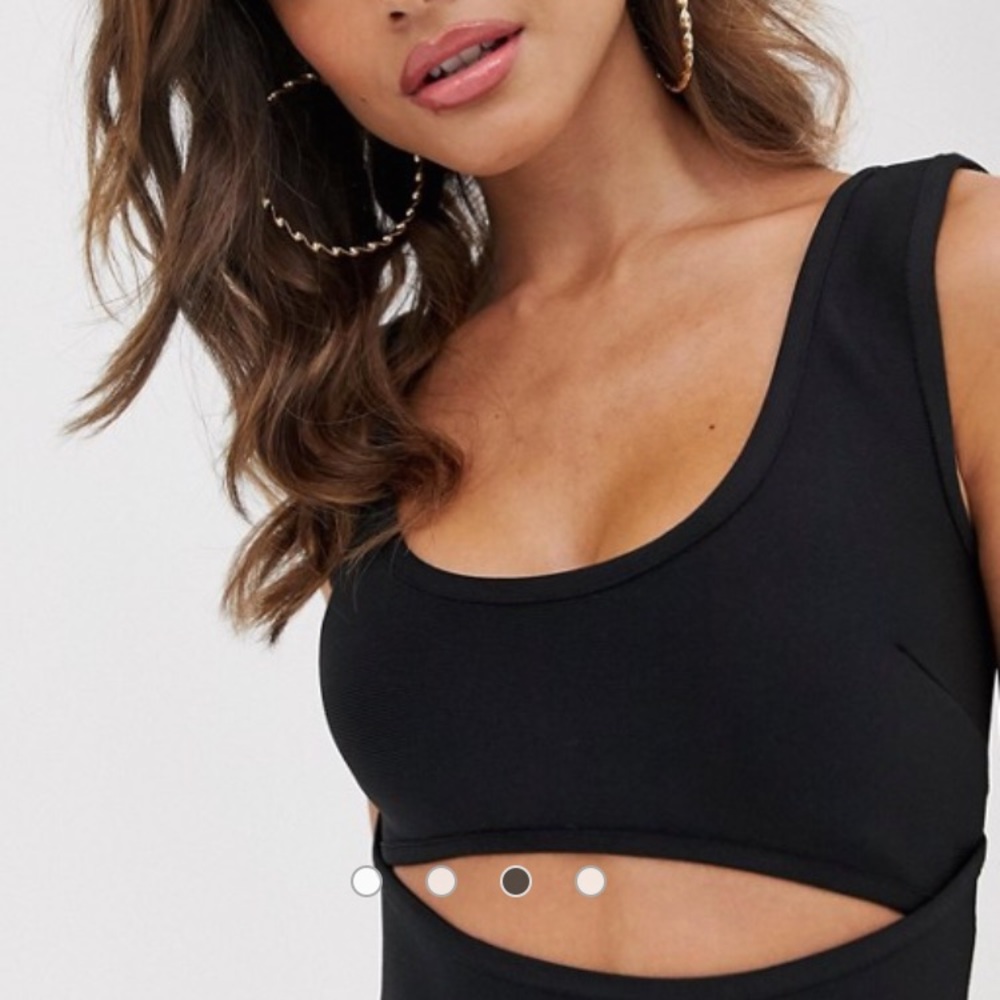 The Girlcode (ASOS) cutaway bandage mini dress